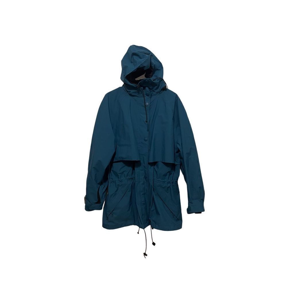 Vintage Eddie Bauer Gore-Tex Windbreaker Hooded Utility Jacket Women’s Size Larg